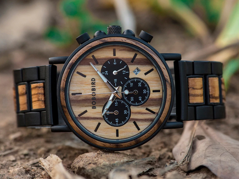 לקנות שעון אופנתי בעל מראה עץ בחנות אליאקספרס - Aliexpress