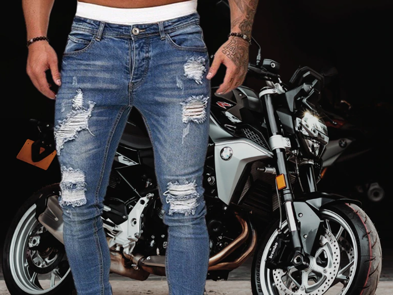 לקנות מגוון ג'ינסים סקיני לגברים בחנות אליאקספרס - Aliexpress