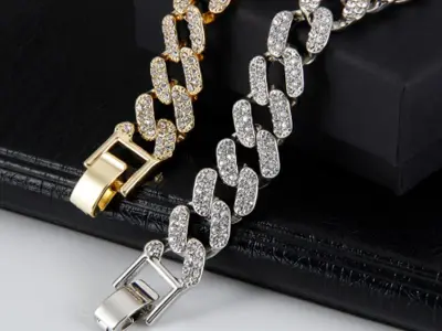 לקנות צמיד Hiphop לגברים בחנות אליאקספרס - Aliexpress