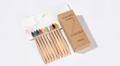 לקנות 10 PCS Bamboo Toothbrush בחנות אליאקספרס - Aliexpress